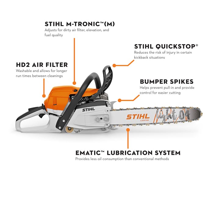 Stihl MS 261 C-M Z Chainsaw,45cm/18