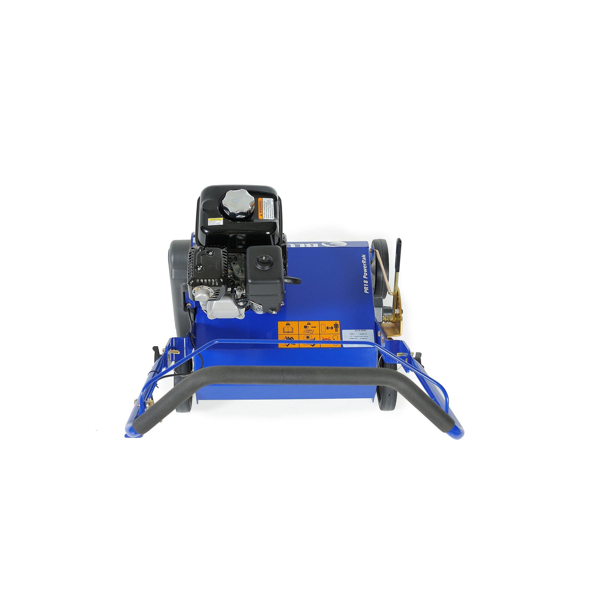 Engine Exit Rake BlueBird 18 in. Power Rake Briggs & Stratton, Honda, Kohler 5.5 hp PR1 ...