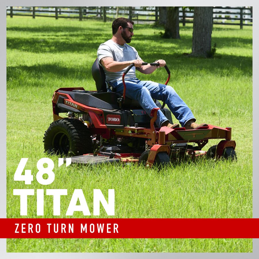 TORO 76411 TITAN 48'' MyRIDE Zero Turn Mower 23 Hp Kawasaki